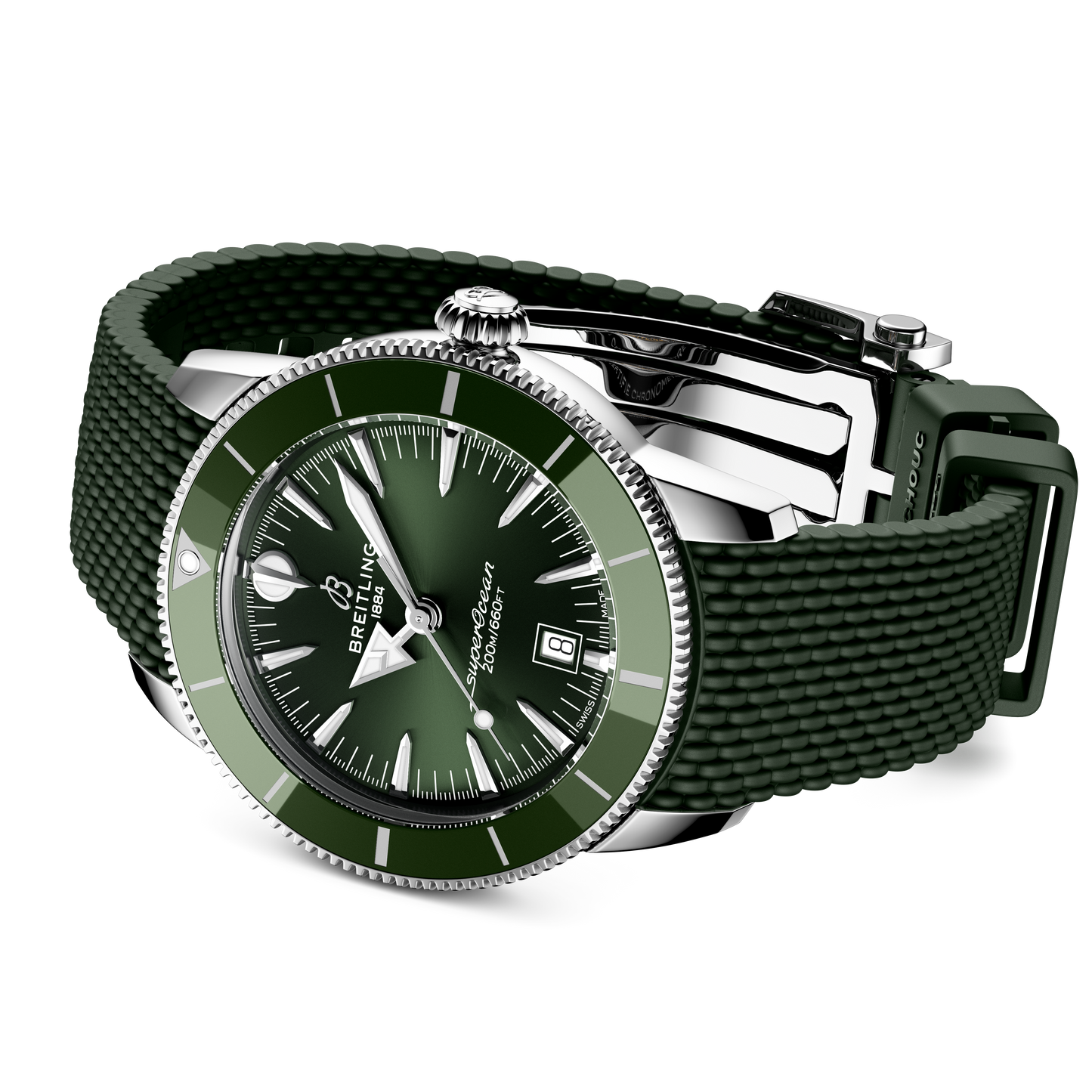 Breitling's Superocean Heritage B31 Automatic 44 with Green Dial