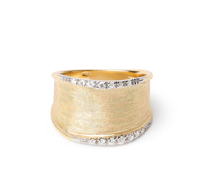 Marco Bicego's 18K Two-tone Lunaria Diamond Ring