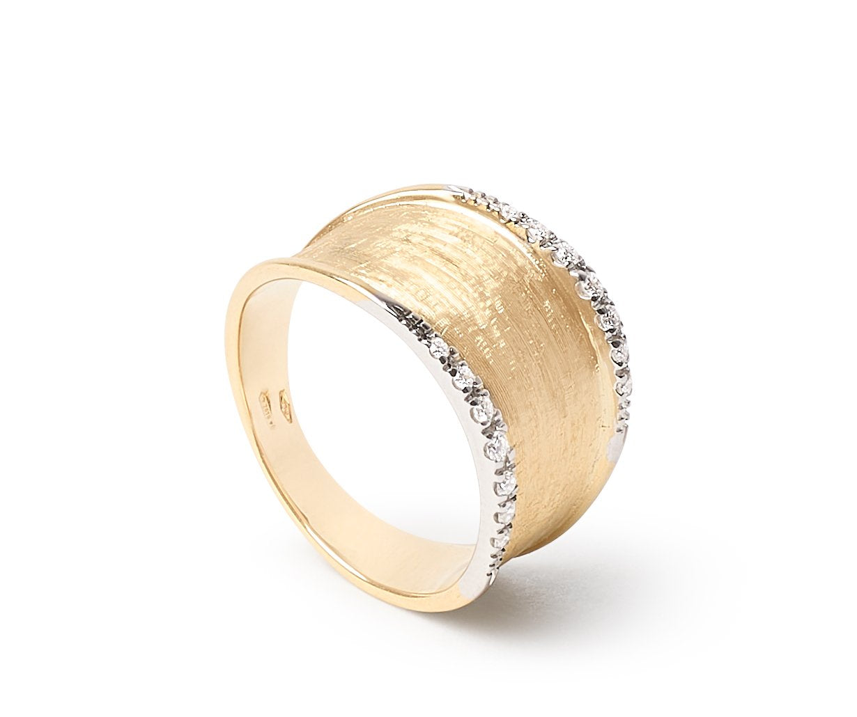 Marco Bicego's 18K Two-tone Lunaria Diamond Ring