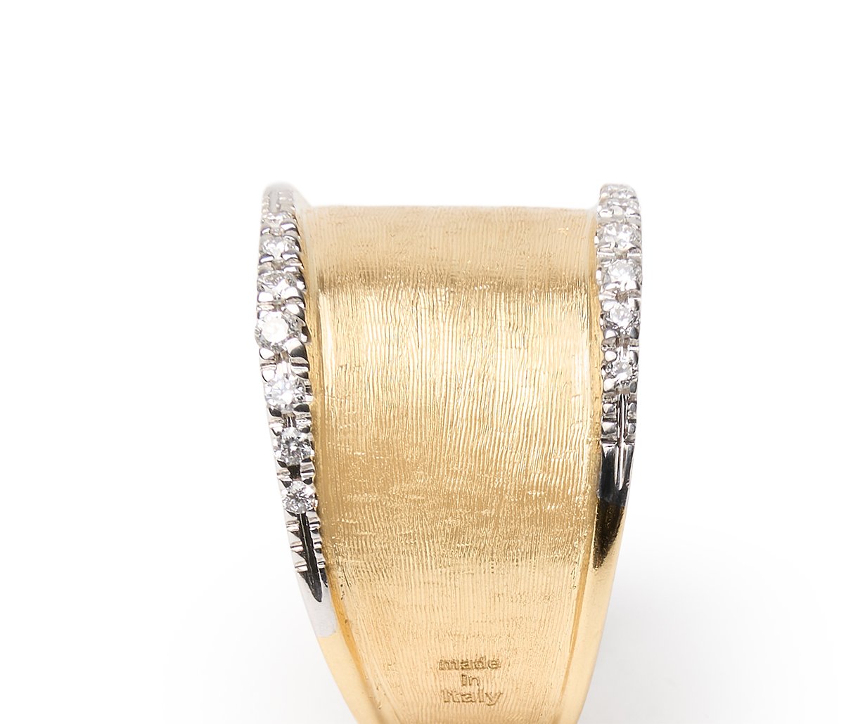 Marco Bicego's 18K Two-tone Lunaria Diamond Ring