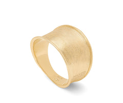 Marco Bicego's 18K Yellow Gold Lunaria Satin Ring