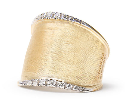 Marco Bicego's 18K Two-tone Lunaria Diamond Ring