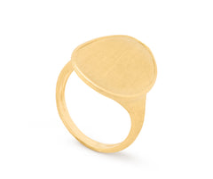 Marco Bicego's 18K Yellow Gold Lunaria Satin Petal Ring