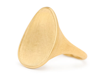 Marco Bicego's 18K Yellow Gold Lunaria Satin Petal Ring