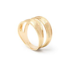 Marco Bicego's 18K Yellow Gold Lunaria Double-band Ring