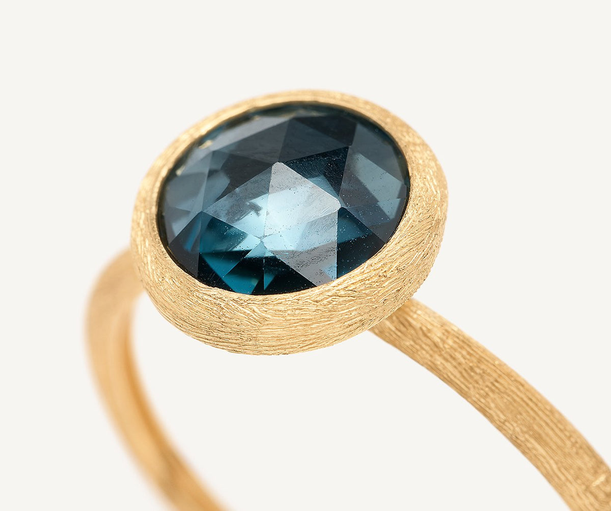 Marco Bicego's 18K Yellow Gold Jaipur London Topaz Ring