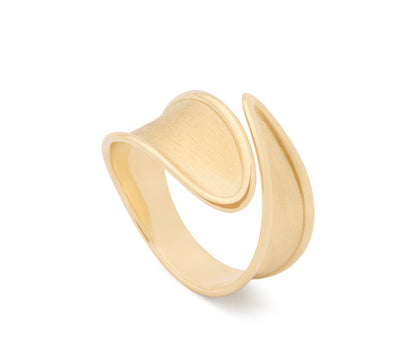 Marco Bicego's 18K Yellow Gold Lunaria Twist Ring