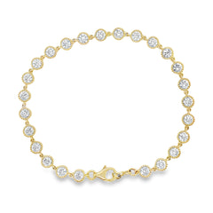 Jai's 18K Yellow Gold 3.5-carat Diamond Tennis Bracelet
