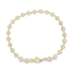 Jai's 18K Yellow Gold Diamond Tennis Bracelet