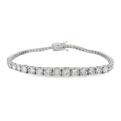 Morris & David's 14K White Gold 5-carat Diamond Tennis Bracelet