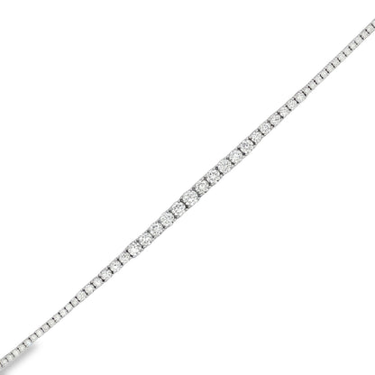 Morris & David's 14K White Gold 5-carat Diamond Tennis Bracelet
