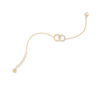 Marco Bicego's 18K Two-tone Jaipur Link Diamond Bracelet