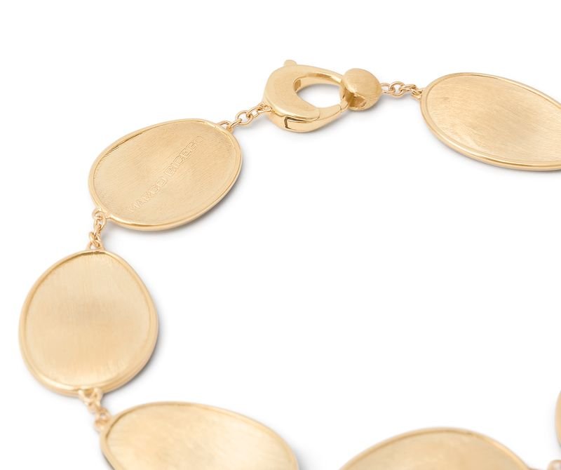 Marco Bicego's 18K Yellow Gold Lunaria Satin Petal Bracelet