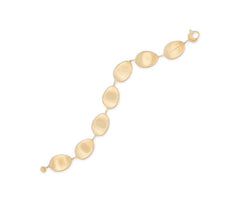 Marco Bicego's 18K Yellow Gold Lunaria Satin Petal Bracelet