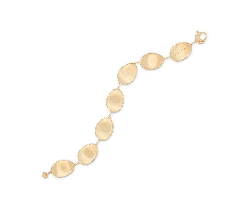 Marco Bicego's 18K Yellow Gold Lunaria Satin Petal Bracelet