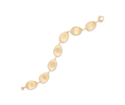 Marco Bicego's 18K Yellow Gold Lunaria Satin Petal Bracelet