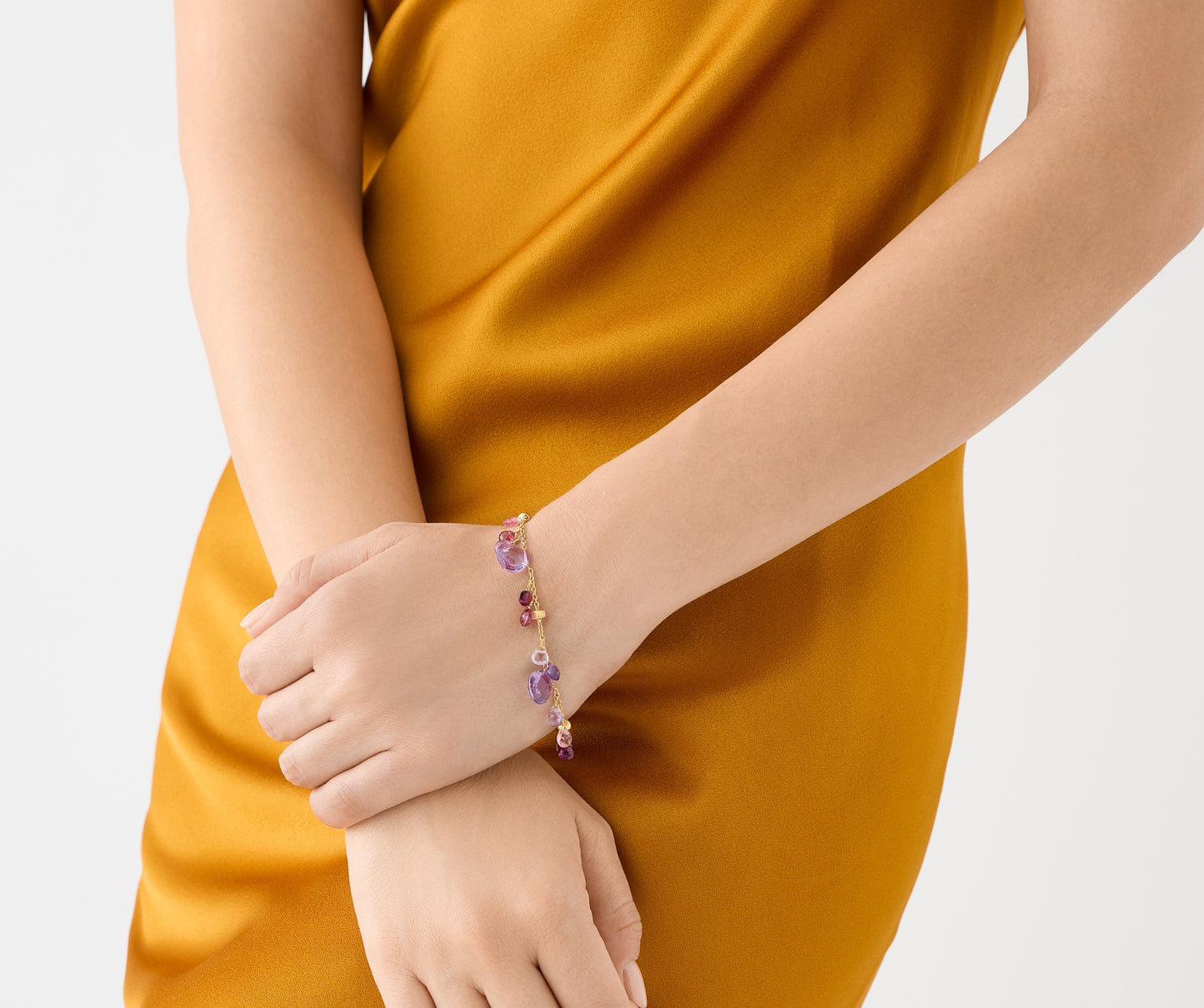 Marco Bicego's 18K Yellow Gold Paradise Gemstone Bracelet