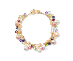 Marco Bicego's 18K Yellow Gold Paradise Gemstone & Pearl Bracelet