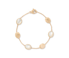 Marco Bicego's 18K Yellow Gold Siviglia Mother-of-Pearl Bracelet