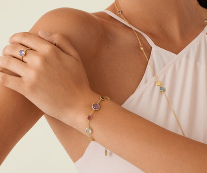 Marco Bicego's 18K Yellow Gold Jaipur Gemstone Light Bracelet