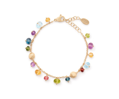 Marco Bicego's 18K Yellow Gold Africa Gemstones Single Strand Bracelet