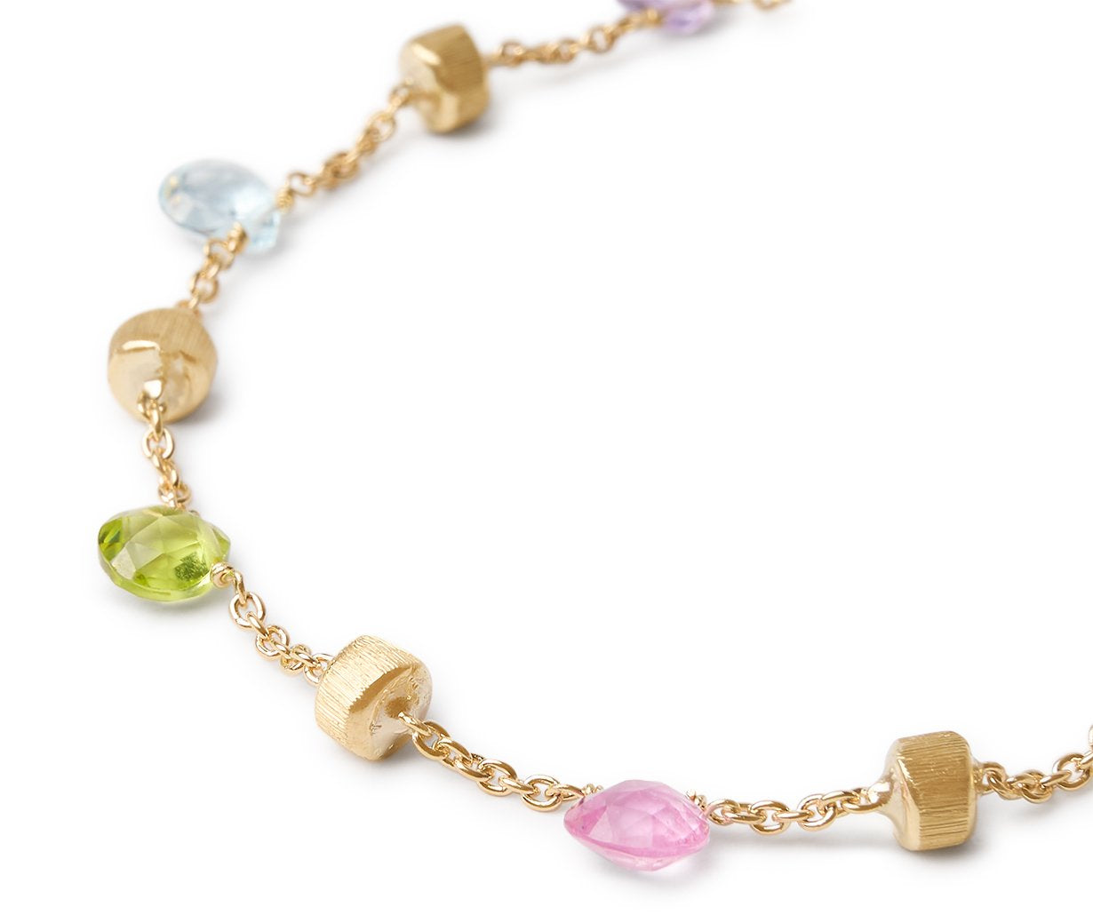 Marco Bicego's 18K Yellow Gold Paradise Gemstones Bracelet
