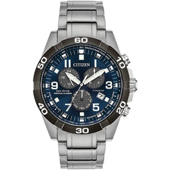Citizen's Perpetual Calender with Blue Chronograph Dial