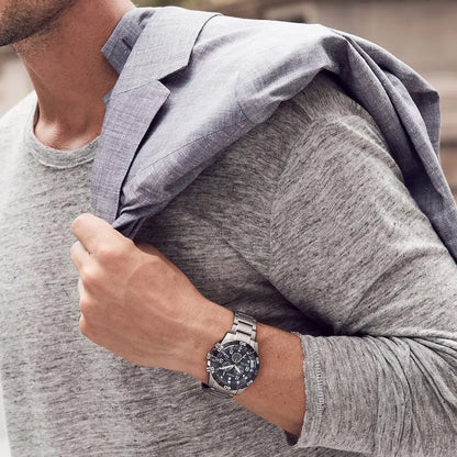 Citizen's Perpetual Calender with Blue Chronograph Dial