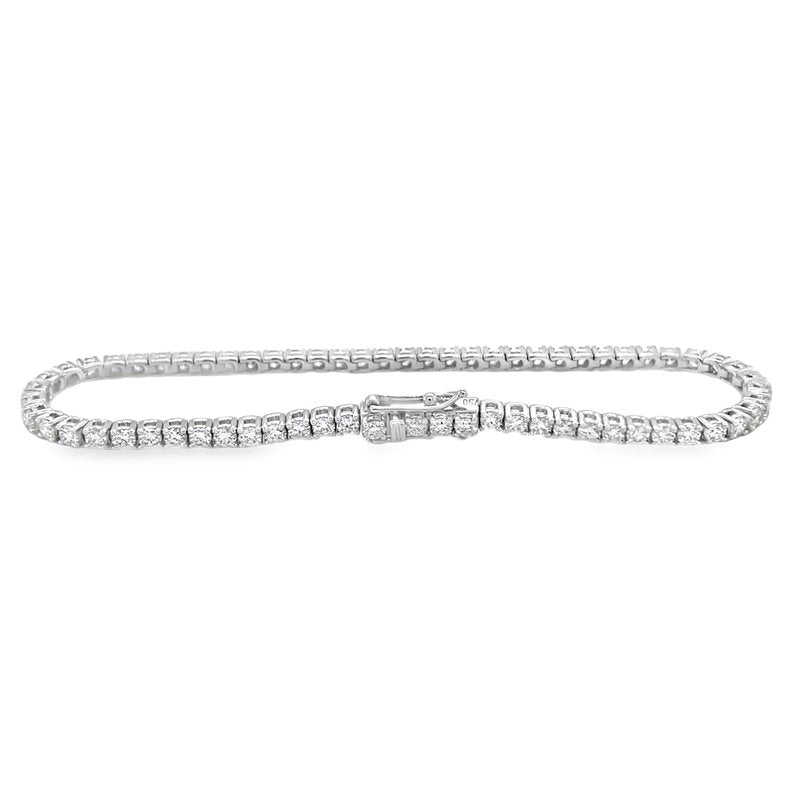 Jai's 18K White Gold Diamond Tennis Bracelet