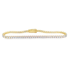 Jai's 18K Yellow Gold Diamond Tennis Bracelet