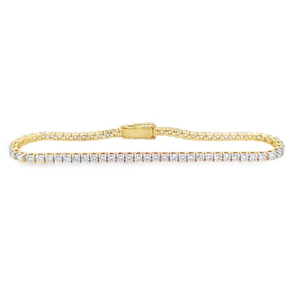 Jai's 18K Yellow Gold Diamond Tennis Bracelet