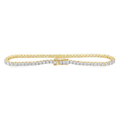 Jai's 18K Yellow Gold Diamond Tennis Bracelet