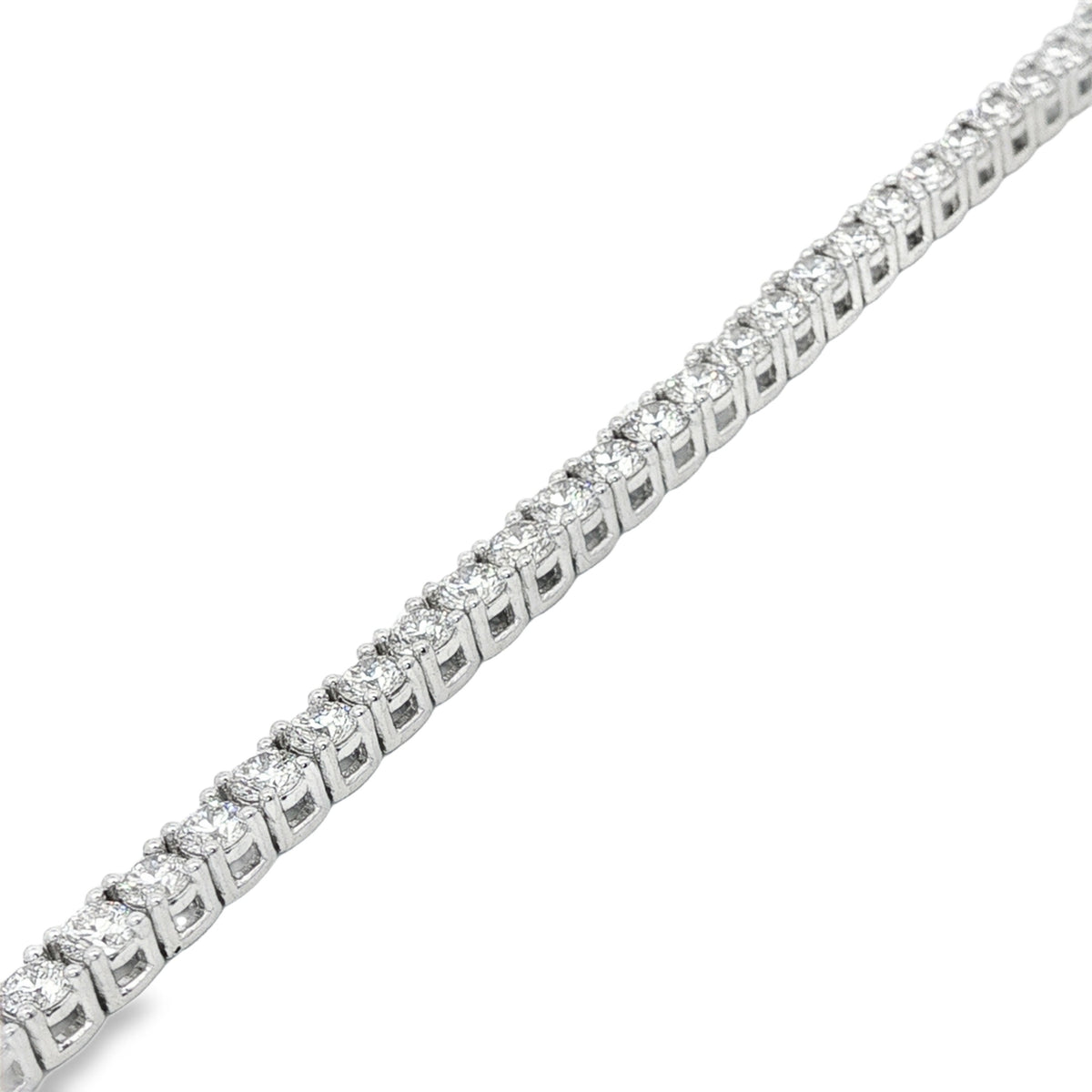 Jai's 18K White Gold 4-carat Diamond Tennis Bracelet