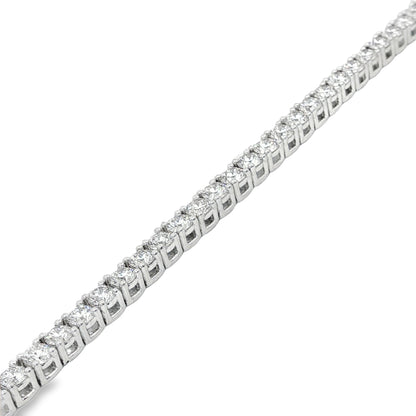Jai's 18K White Gold 4-carat Diamond Tennis Bracelet