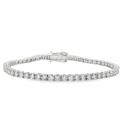 Jai's 18K White Gold 4-carat Diamond Tennis Bracelet
