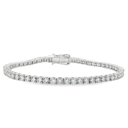 Jai's 18K White Gold 4-carat Diamond Tennis Bracelet