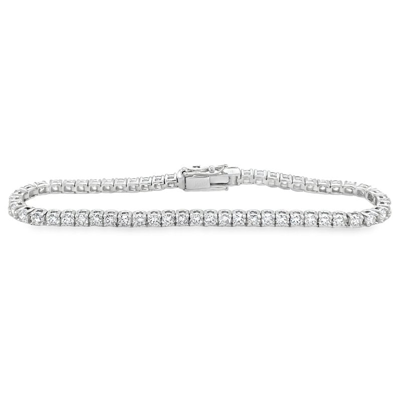 Jai's 18K White Gold 4-carat Diamond Tennis Bracelet