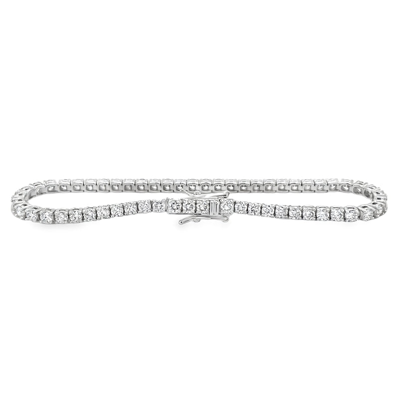 Jai's 18K White Gold 4-carat Diamond Tennis Bracelet