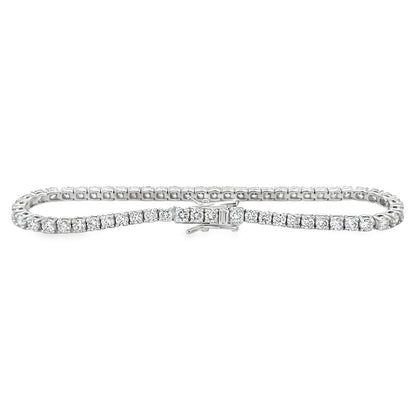 Jai's 18K White Gold 4-carat Diamond Tennis Bracelet