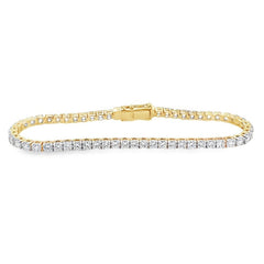 Jai's 18K Yellow Gold 4-carat Diamond Tennis Bracelet