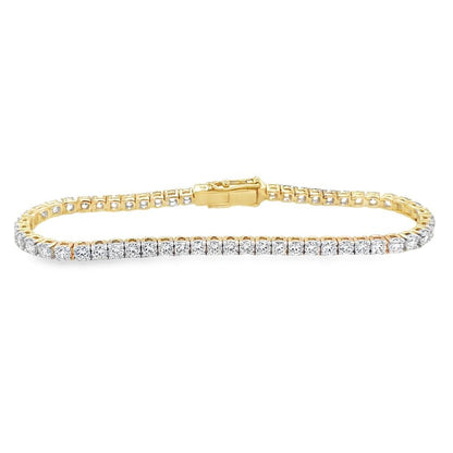 Jai's 18K Yellow Gold 4-carat Diamond Tennis Bracelet