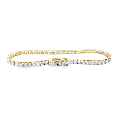 Jai's 18K Yellow Gold 4-carat Diamond Tennis Bracelet