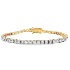 Jai's 18K Yellow Gold 5-carat Diamond Tennis Bracelet