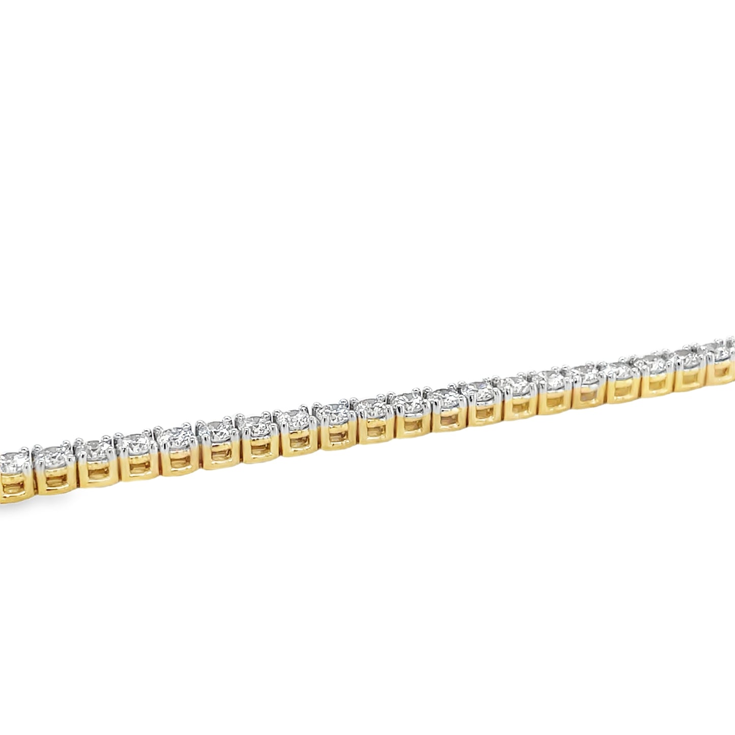 Jai's 18K Yellow Gold 5-carat Diamond Tennis Bracelet