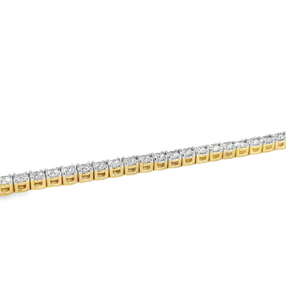 Jai's 18K Yellow Gold 5-carat Diamond Tennis Bracelet