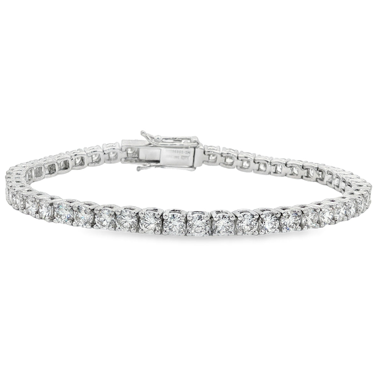 Jai's 18K White Gold 5-carat Diamond Tennis Bracelet