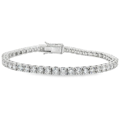 Jai's 18K White Gold 5-carat Diamond Tennis Bracelet