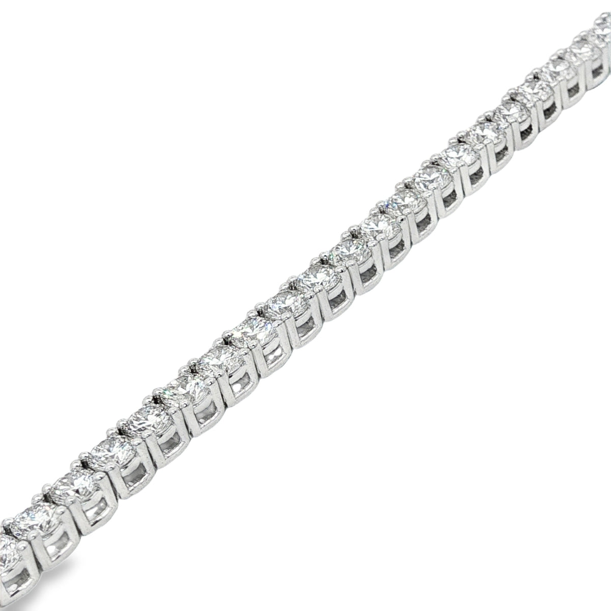 Jai's 18K White Gold 5-carat Diamond Tennis Bracelet