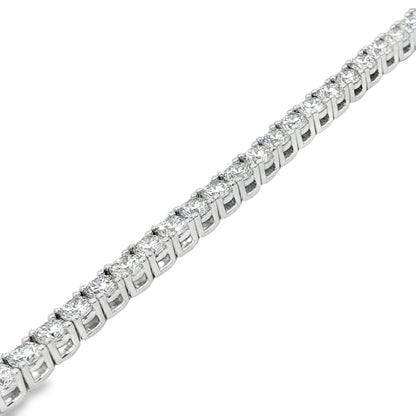 Jai's 18K White Gold 5-carat Diamond Tennis Bracelet