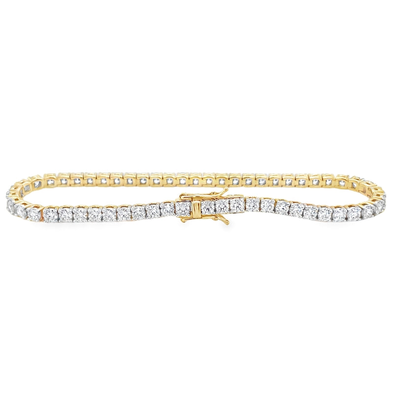Jai's 18K Yellow Gold 5-carat Diamond Tennis Bracelet